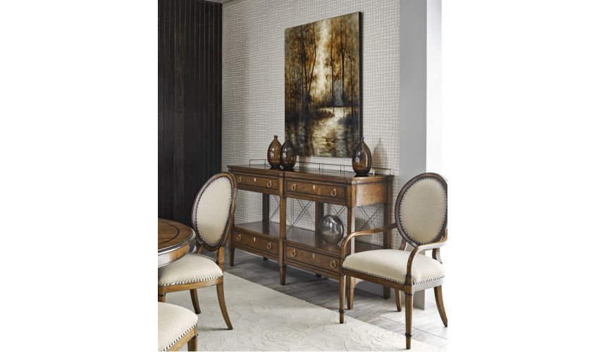 Breakfronts & China Cabinets Nicely detailed stylish dining room breakfront