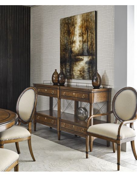 Breakfronts & China Cabinets Nicely detailed stylish dining room breakfront
