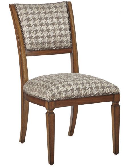 Exquisite Houndstooth Patterned Dining Chair from our modern Dakota collection DCA47