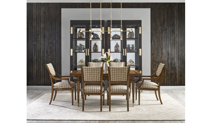 Dining Chairs Exquisite Houndstooth Patterned Head Dining Chair from our modern Dakota collection DCA48