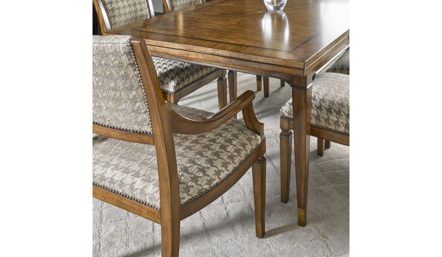 Dining Chairs Exquisite Houndstooth Patterned Head Dining Chair from our modern Dakota collection DCA48