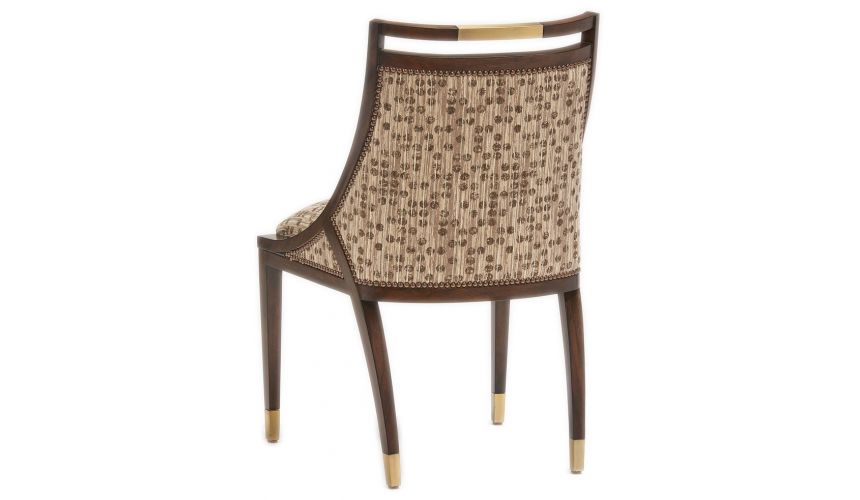 Dining Chairs Shades of Cinnamon Contemporary Dining Chair from our modern Dakota collection DME47