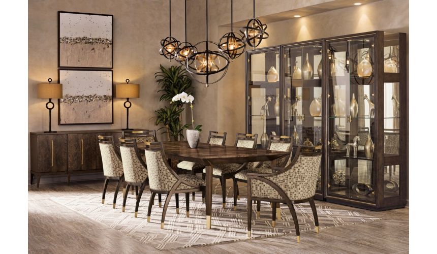 Dining Chairs Shades of Cinnamon Contemporary Dining Chair from our modern Dakota collection DME47