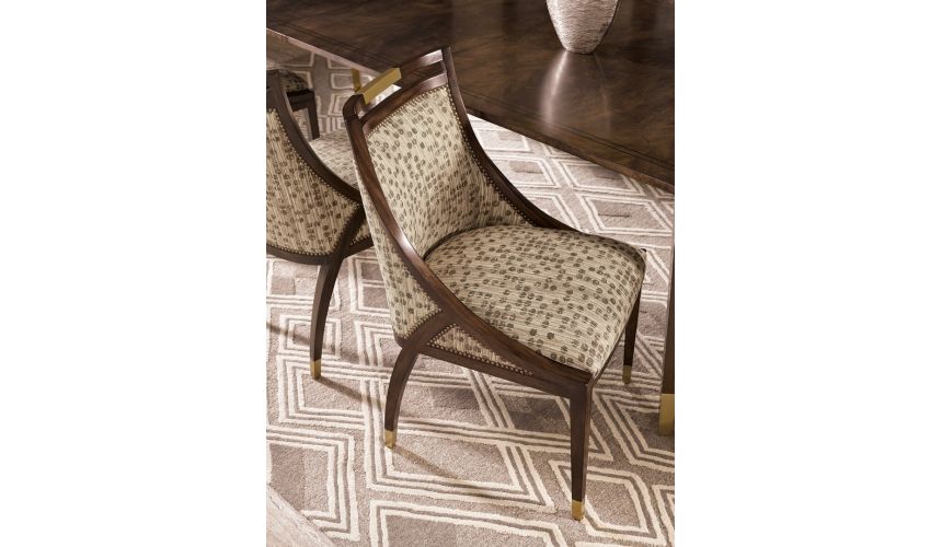 Dining Chairs Shades of Cinnamon Contemporary Dining Chair from our modern Dakota collection DME47
