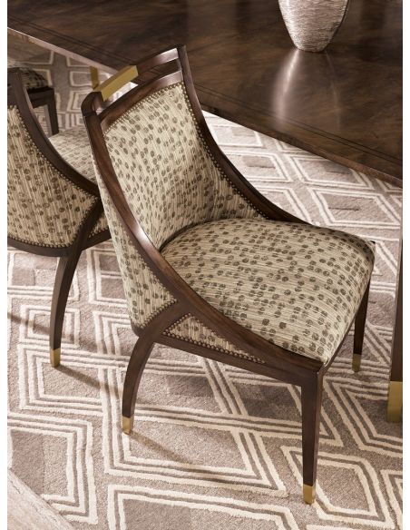 Dining Chairs Shades of Cinnamon Contemporary Dining Chair from our modern Dakota collection DME47