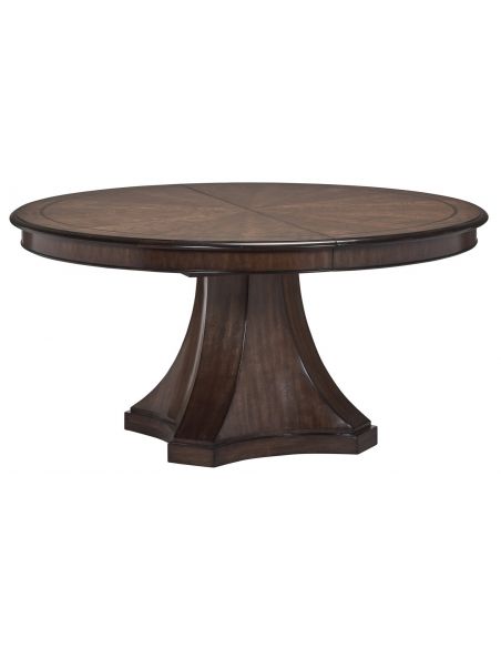 Dining Tables Round to oval dining table with a pleasant understated elegance