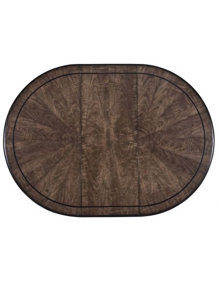 Dining Tables Round to oval dining table with a pleasant understated elegance