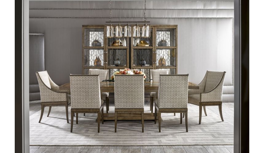 Dining Tables Easy going modern styling, unique dining table