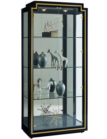 Elegantly designed Art Deco display cabinet