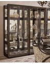 Display Cabinets and Armories Urban style modern glass door display cabinet