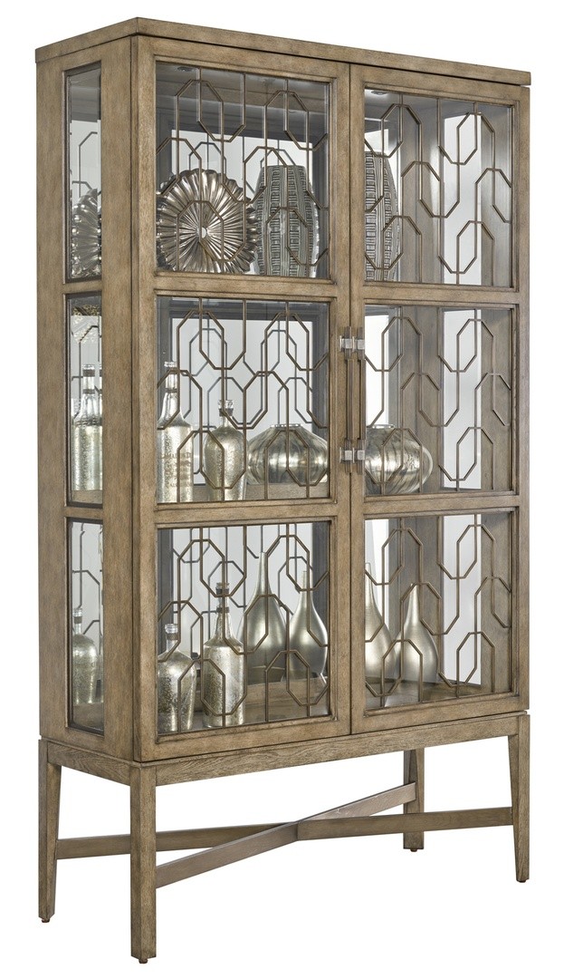 Display Cabinets and Armories Modern styling for this display cabinet in quarter sawn oak