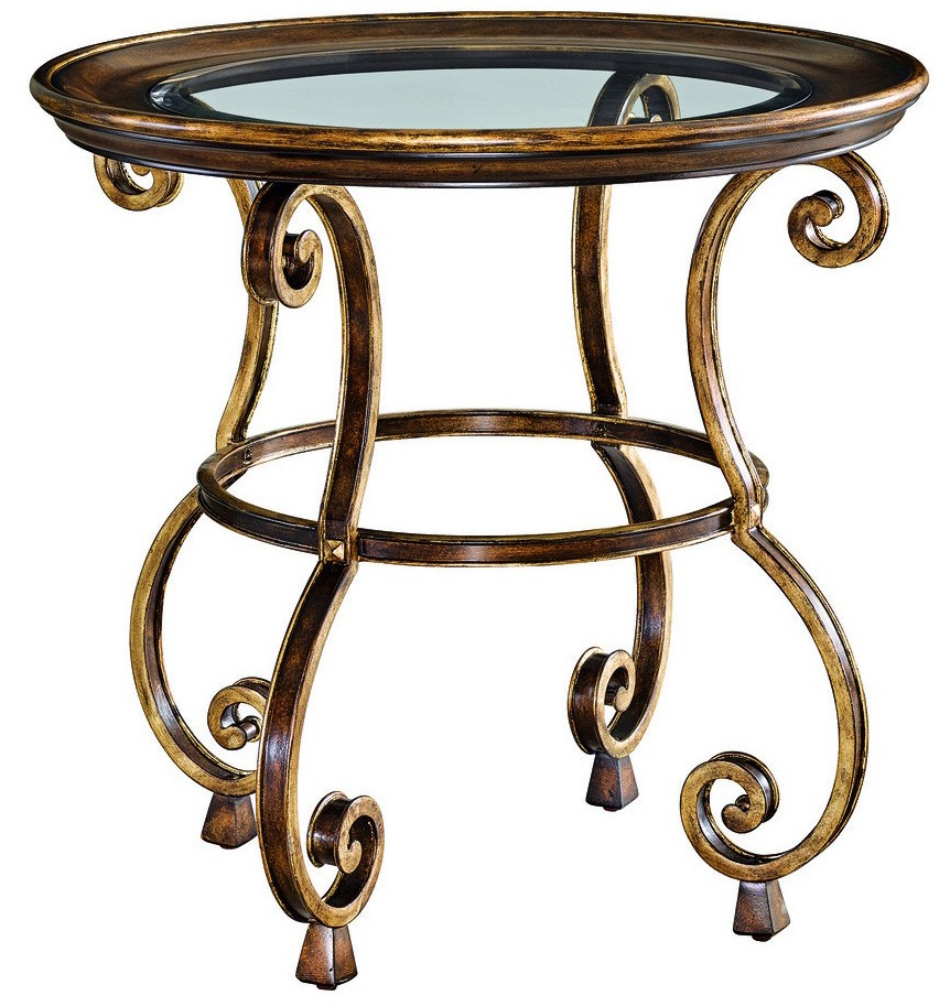 TABLES - SIDE, LAMP & BEDSIDE Fancy round side table from our modern Dakota collection