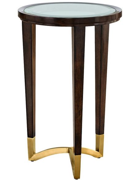 High End and Chic Mocha Bedside Table from our modern Dakota collection DLY304