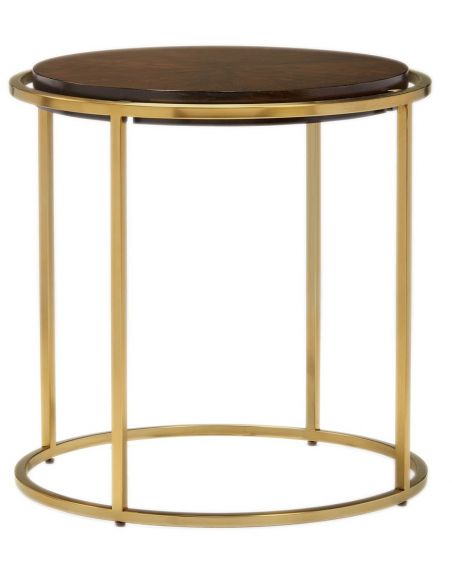 Round side table from our modern Dakota collection