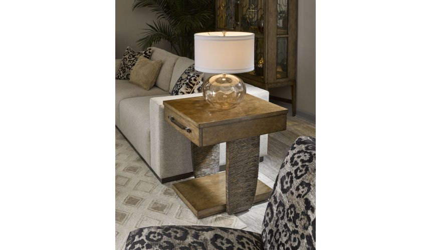 Wooden Side Table From Our Modern Dakota Collection 1873