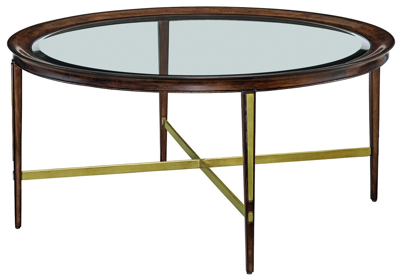 Round and Oval Coffee tables Round glass coffee table from our modern Dakota collection