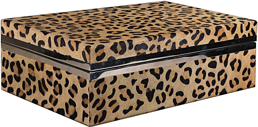 Decorative Accessories Leopard Patterned Accessory Box