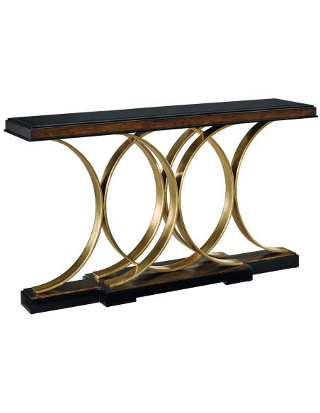 Transitional console table 