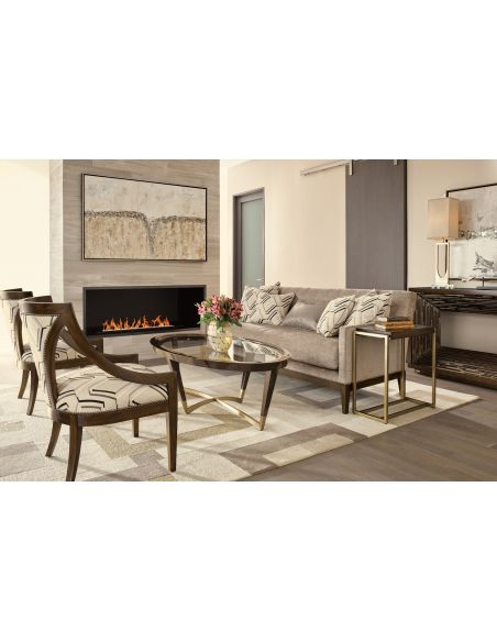 CHAIRS, Leather, Upholstered, Accent Futuristic Quality Patterned Accent Chair from our modern Dakota collection DAS43