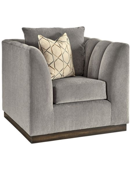 Chic and Soft Luxurious Accent Chair from our modern Dakota collection DC0416