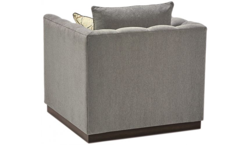 CHAIRS, Leather, Upholstered, Accent Chic and Soft Luxurious Accent Chair from our modern Dakota collection DC0416