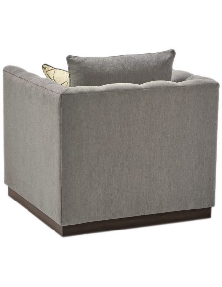 CHAIRS, Leather, Upholstered, Accent Chic and Soft Luxurious Accent Chair from our modern Dakota collection DC0416