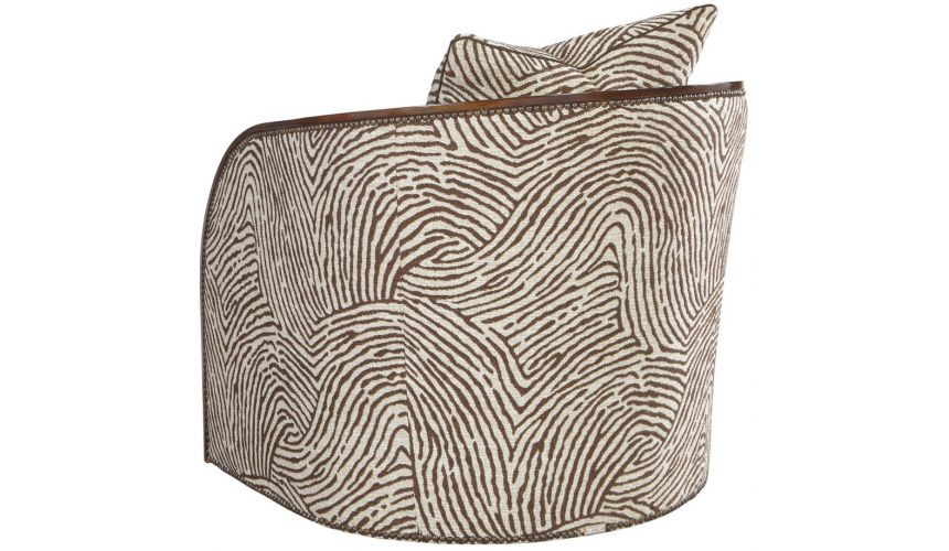 CHAIRS, Leather, Upholstered, Accent Sleek accent chair from our modern Dakota collection