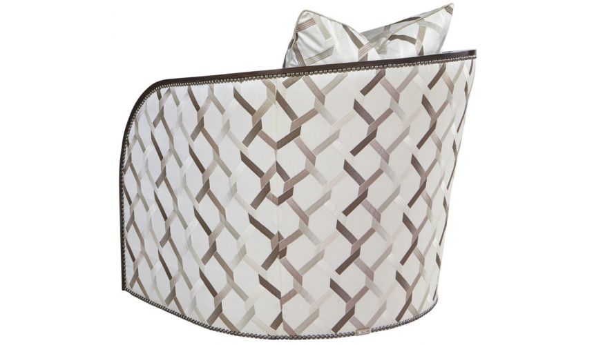 CHAIRS, Leather, Upholstered, Accent Sleek accent chair from our modern Dakota collection