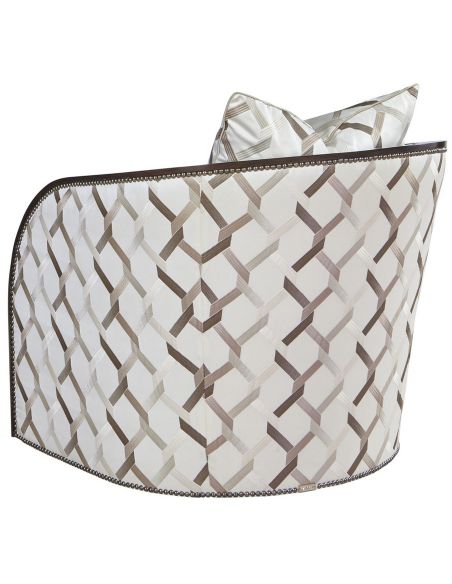 CHAIRS, Leather, Upholstered, Accent Sleek accent chair from our modern Dakota collection