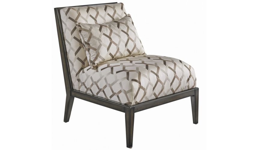 CHAIRS, Leather, Upholstered, Accent Contemporary Diamond Themed Accent Chair from our modern Dakota collection