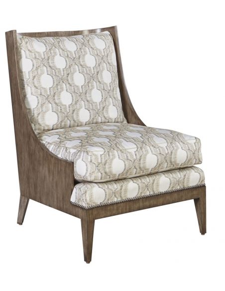 Wood frame accent chair from our modern Dakota collection