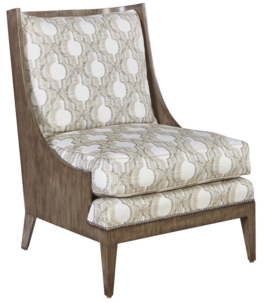CHAIRS, Leather, Upholstered, Accent Wood frame accent chair from our modern Dakota collection