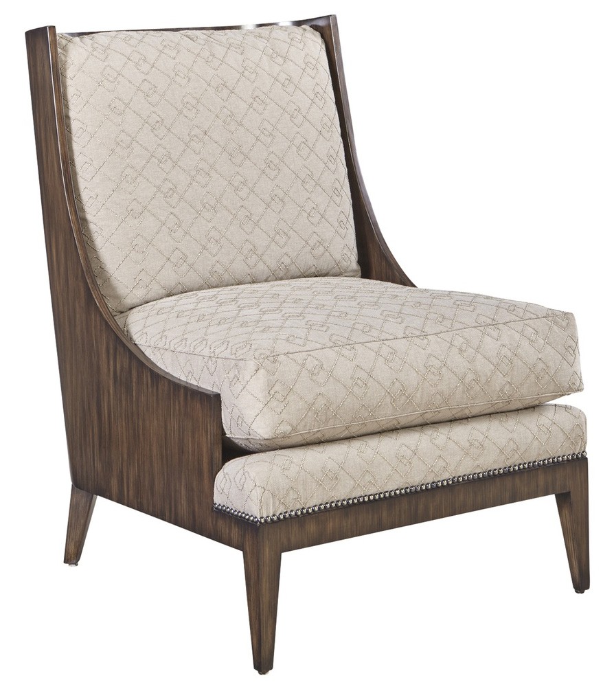 Wood frame accent chair from our modern Dakota collection