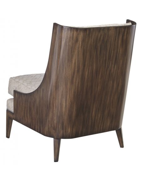CHAIRS, Leather, Upholstered, Accent Wood frame accent chair from our modern Dakota collection