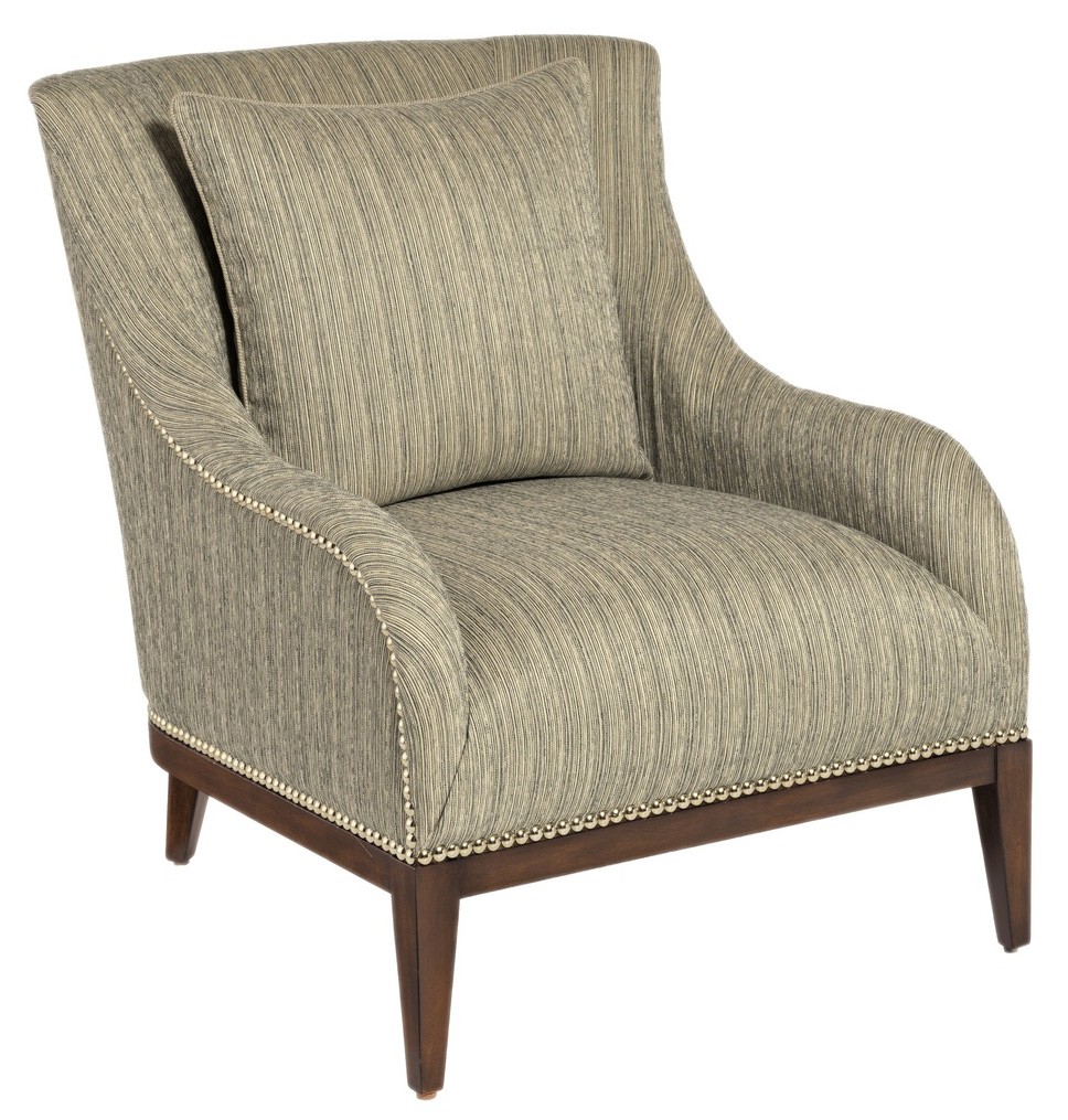 CHAIRS, Leather, Upholstered, Accent High End Plush Accent Chair from our modern Dakota collection