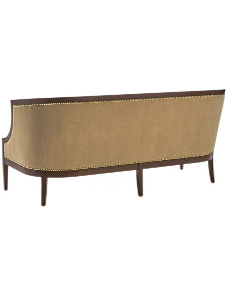 SOFA, COUCH & LOVESEAT Wood frame transitional luxury sofa and living room set