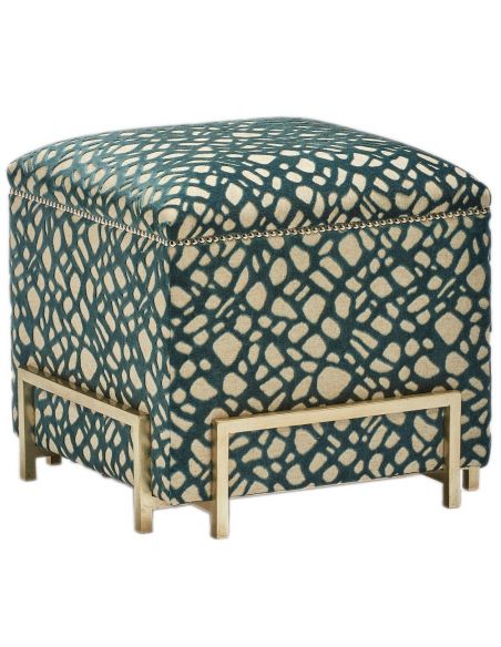High End Ottoman from our modern Dakota collection