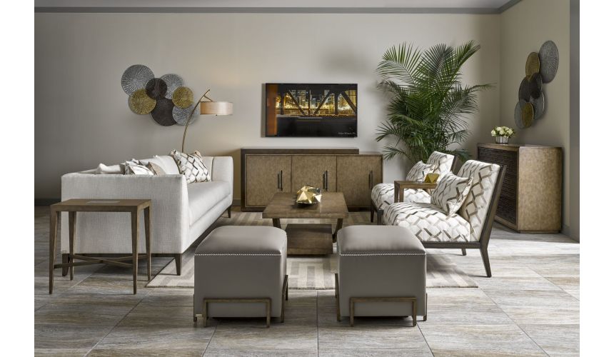 OTTOMANS High End Ottoman from our modern Dakota collection