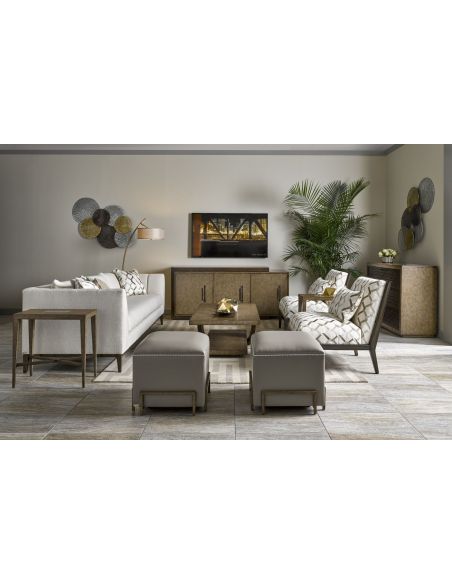 OTTOMANS High End Ottoman from our modern Dakota collection