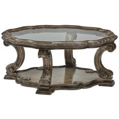 Round and Oval Coffee tables Mystical Glass Center Table