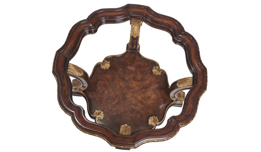 Round and Oval Coffee tables Mystical Glass Center Table