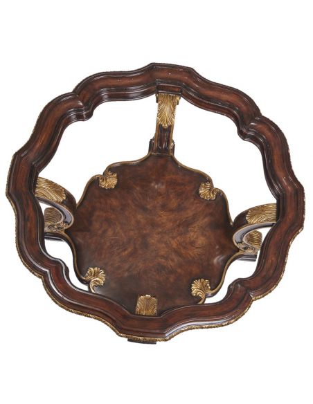 Round and Oval Coffee tables Mystical Glass Center Table
