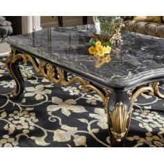 Rectangular and Square Coffee Tables High End Storm and Lightning Center Table 2