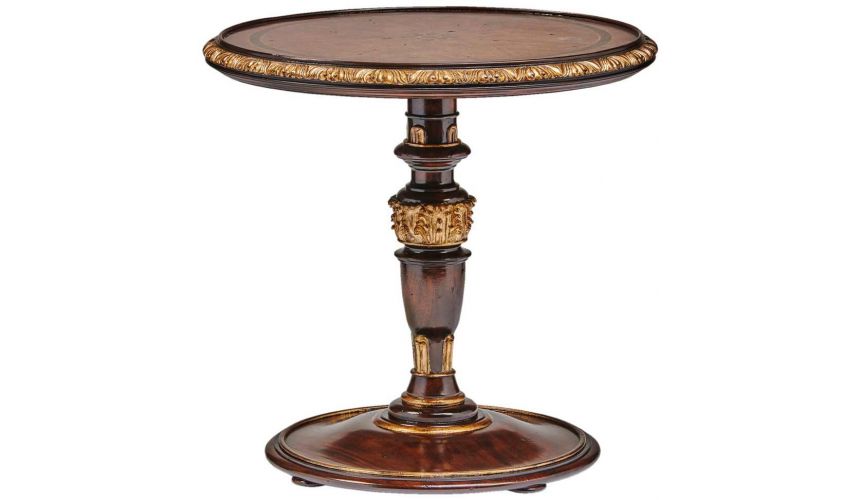 Round & Oval Side Tables Stunning Circular Wooden Table