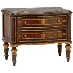 Chest of Drawers Elegant Wooden Bedside Table