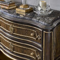 Chest of Drawers Elegant Wooden Bedside Table 2