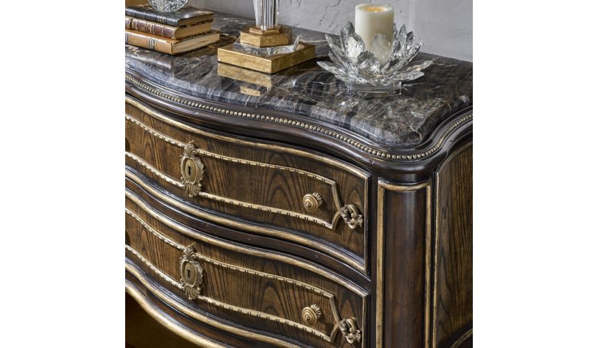 Chest of Drawers Elegant Wooden Bedside Table