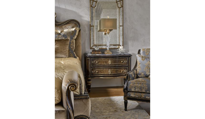 Chest of Drawers Elegant Wooden Bedside Table