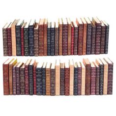 Decorative Accessories Luxurious Home Leather Decorative Faux Books Set/50