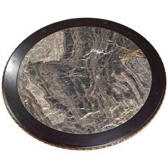 Foyer and Center Tables Antique Looking Black Accent Table 2